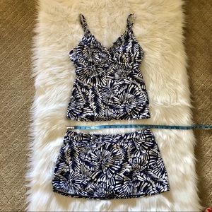 Garnet Hill 3-pc Swimsuit EUC Sz 12